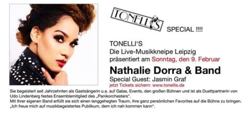 Nathalie Dorra & Band im Tonelli’s