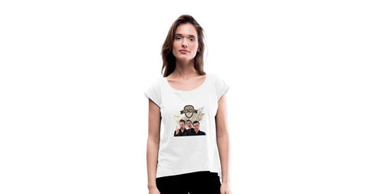 TOM TWIST Band - Frauen T-Shirt mit gerollten Ärmeln | Prestons ShopnRoll