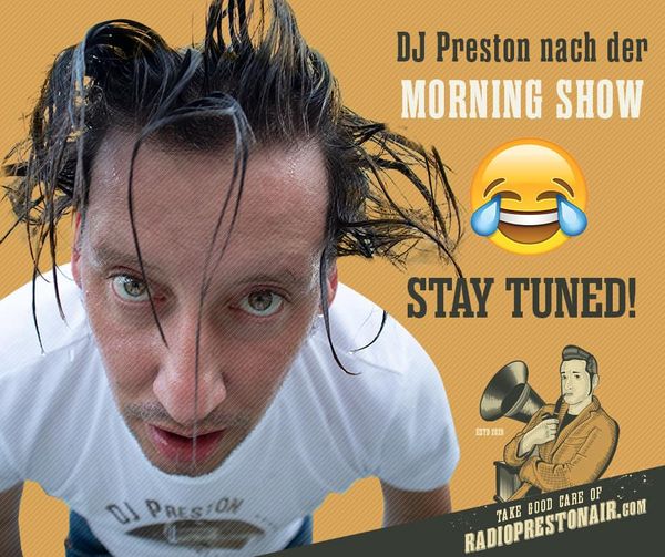 NEU! Die Rock’n’Roll Morning-Show auf „Radio Preston Air“ diese Woche am Diensta